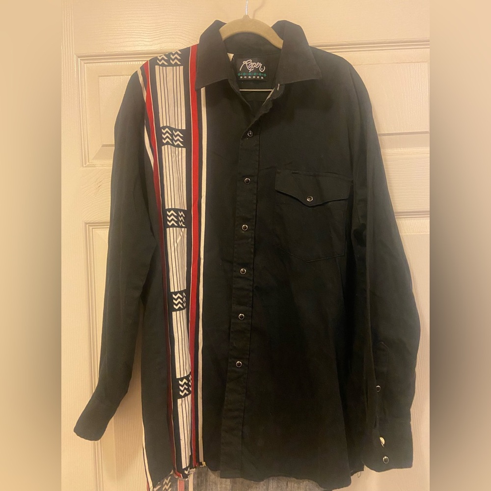 Vintage Roper Border Western Shirt